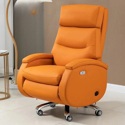 Lounge Puff Seat Comfortable Desk Chair Individual with Wheels Cushions Executive Office Chairs Cadeira Beauty Salon