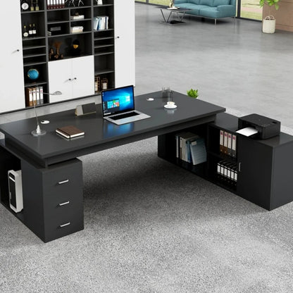 Study Table Room Desks Computer Desk Furniture Offices Simple L Shaped Corner Executive Office Escritorio Meeting Shelf Standing