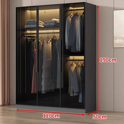 Modern Closet Wardrobes Display Bedroom Shelf Luxury Drawers Clothing Rack Bedroom Cloth Display Meuble De Rangement Furniture