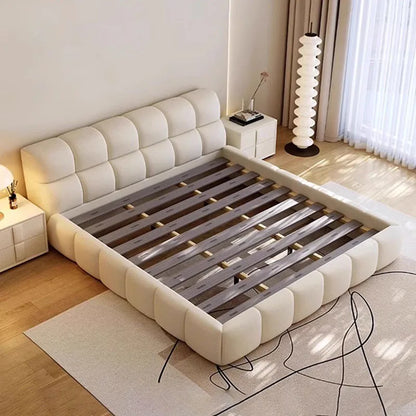 Modern Luxury Bed King Size Double Fashionable Confortable Full Body Bed Apartment Lazy Designer Cama De Casal Bedroom Furniture