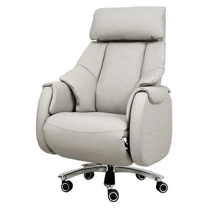 Luxury leather electric massage boss chair smart executive chair comfortable home reclining business office chair