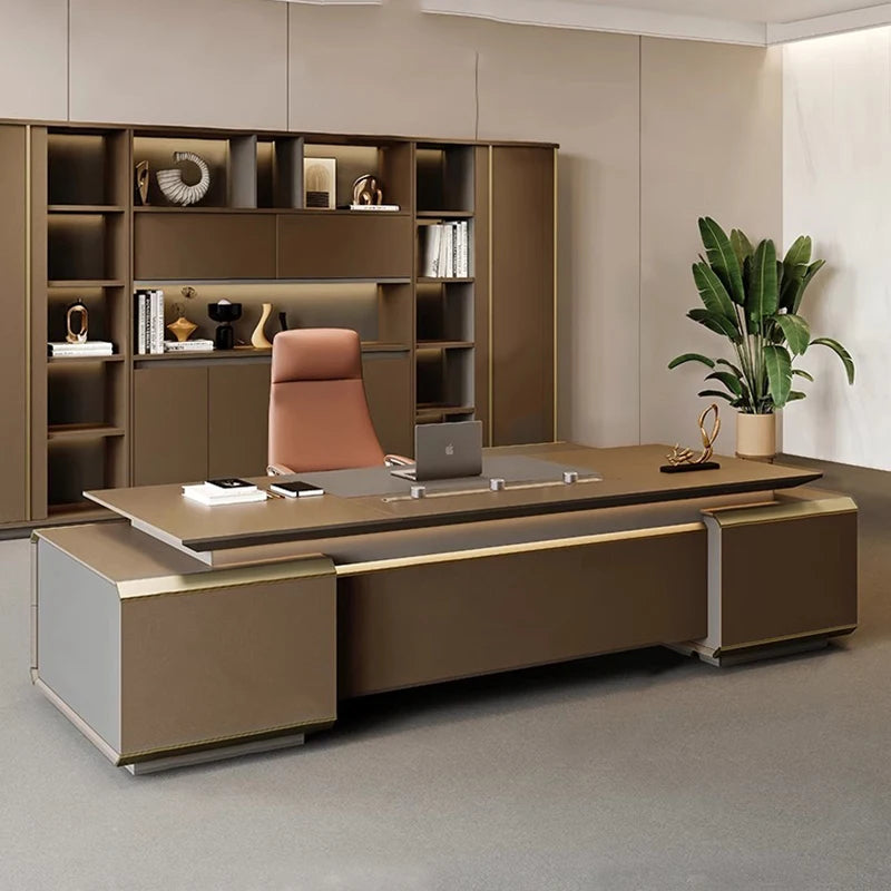 Corner Desk Reading Workshop Table Office Professional Furniture Tables Writing Automatic Reception Scrivania Executive Study