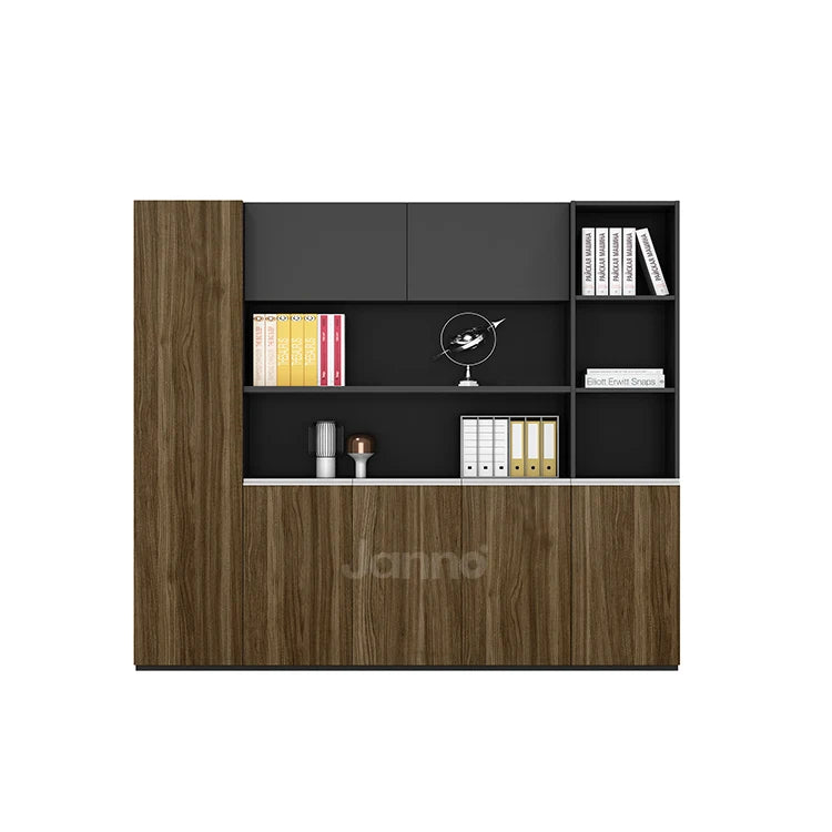 L Shape Design Office Manager Wooden Desk Furniture CEO Desk Black Computer Table Office Desks