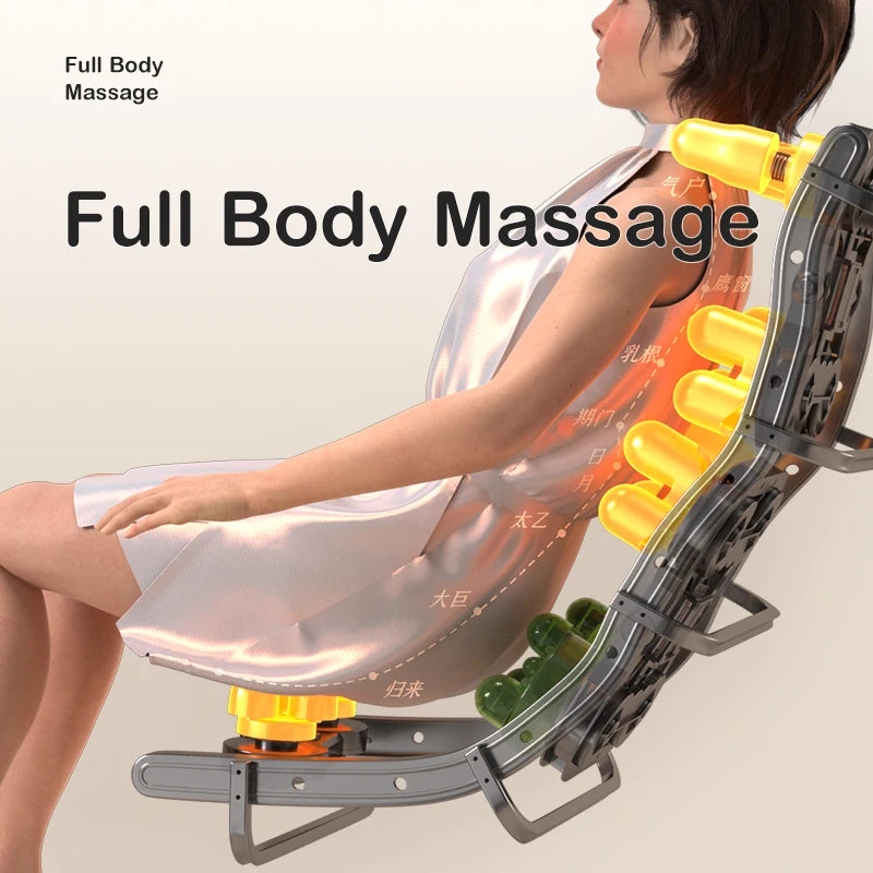 Jare 6606T  Massagestoel Multifun ctionele Full Body Airbag  Zero Gravity 3d Office Sofa Lcd Touchscr Massage Full Body