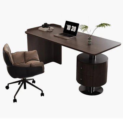 Italian Luxury Modern Solid Wood Office Desk Living Room Study Designer Study Computer Desk Home Mesa Office Furniture Executive