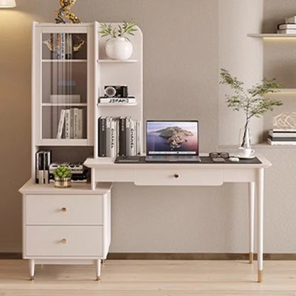 Reception Executive Work Desk Modern Writing Gaming White Computer Table Console Drafting Schreibtisch Media Console Furniture