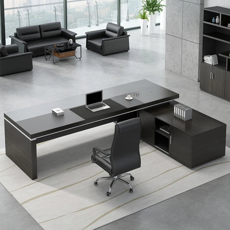 Height Executive Office Desks Drawers Living Room Study Single Office Desks Laptop Escritorio Habitacion Office Furniture RR50OD