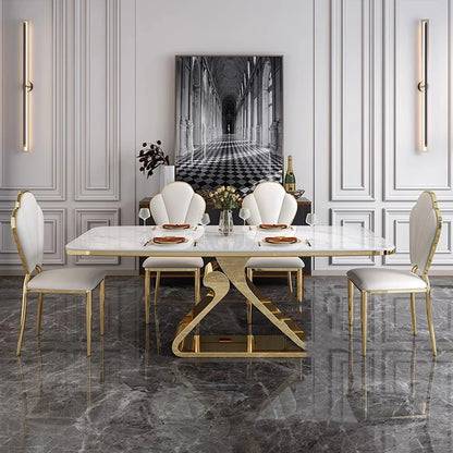 Luxury Living Room Sets Furniture Dinner Table Bar Modern Dinning Tables Sets Marble Coiffeuse De Chambre Kitchen Furniture