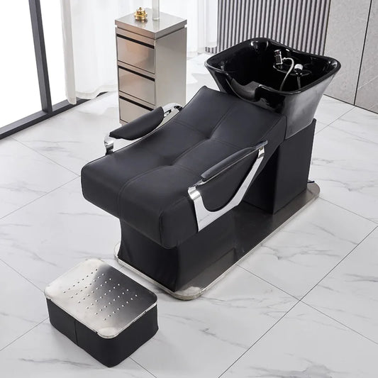 Women Shampoo Chairs Luxury Salon Hair Shop Professional Home Barber Chair Personalized Equipment Cadeira Barbeiro Decor