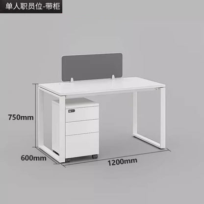 Staff Reception Work Desk Accessories Executive Corner Write Modern Desk Study Drawers Escritorio Ordenador Furniture HD50WD