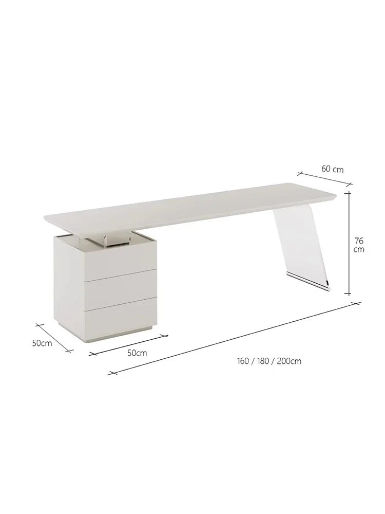 Nordic Executive Style Office Computer Desk Consulting Simple Modern Boss Beauty Salon Computer Desk Work Mesa Office Furniture