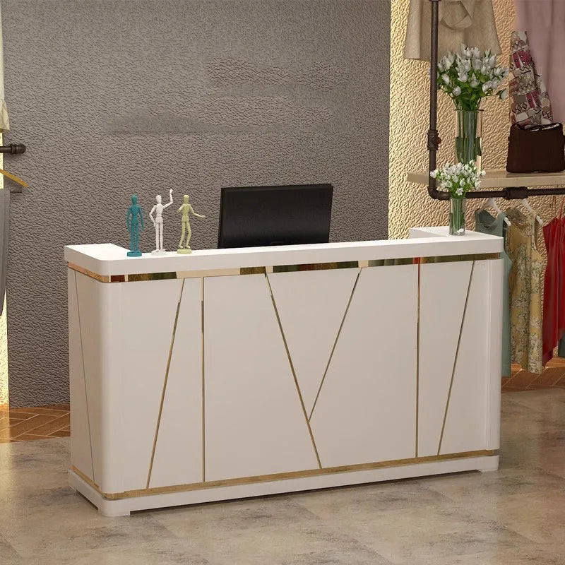 Church Pulpit Front Reception Desk Podium Lectern Bar Modern Office Cash Counter Desk Restaurant Tables White Bureau Furniture