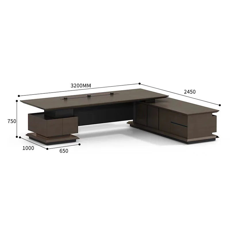 Corner Office Desks Meeting Room Executive Metal Gaming Storage L Shape Work Desk Conference Scrivania Ufficio Luxury Furniture