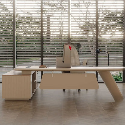 Executive Luxury Work Desk Coffee Computer Corner Pullout Under Bedroom Work Desk Wooden Stolik Komputerowy Office Supplies