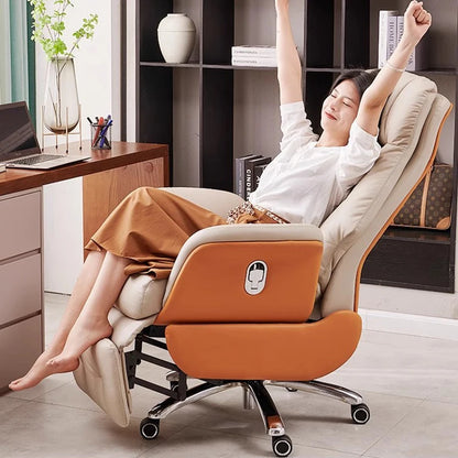 Computer Executive Office Chair Nordic Comfortable Bedroom Lazy Ergonomic Office Chair Study Throne Taburete Salon Furniture