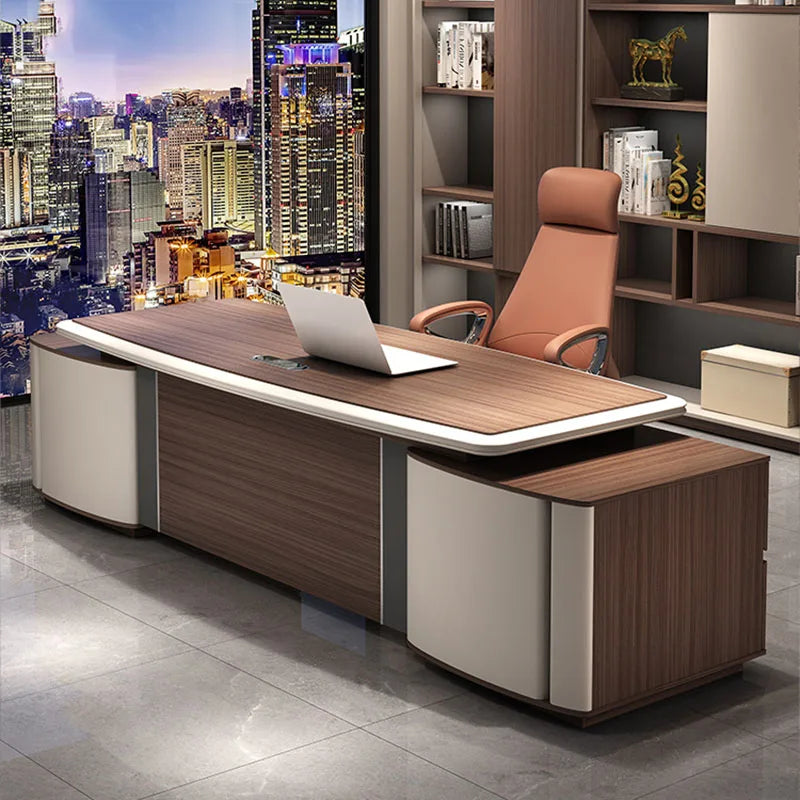 Storage Reception Office Desk Luxury Workbench Executive Corner Office Desk Drawers Tavolo Scrivania Ufficio Home Furnitures