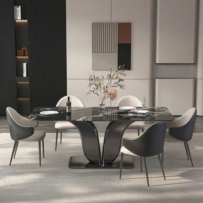 Kitchen Dining Table Set Coffee Dining Table Set 4 Chairs Luxury Center End Multifunctional Muebles Para El Hogar Furniture