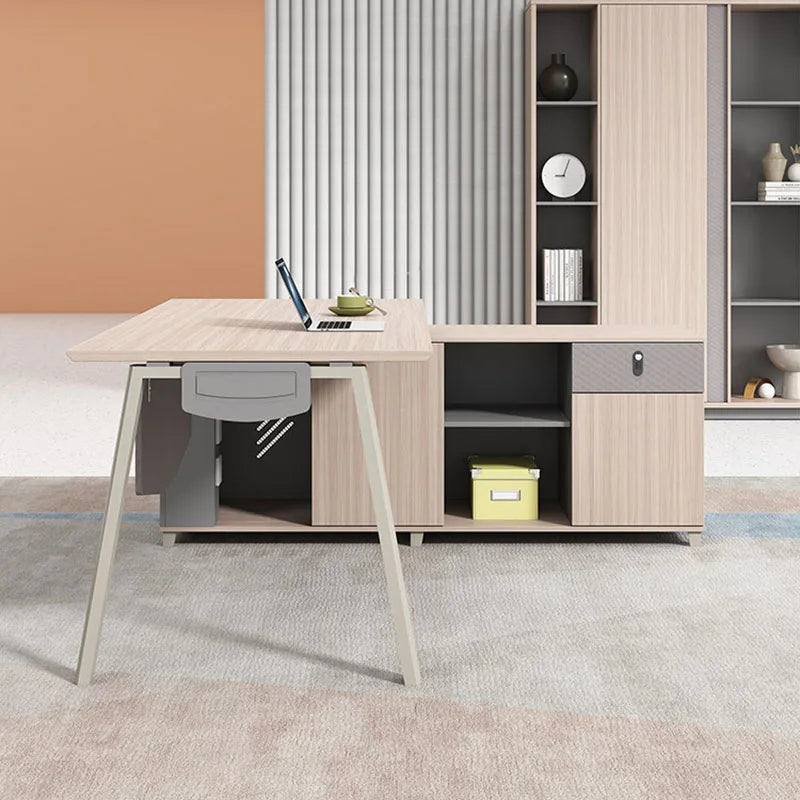 Executive Supplies Office Desk Writing Organizers Standing Reception Computer Desks Storage Luxury Mesa De Computador Furniture