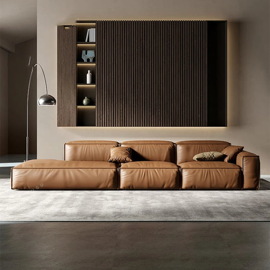 Modern Leather Living Room Sofas Sectional Corner Japanese Recliner European Floor Sofa Sala De Estar Divani Da Soggiorno