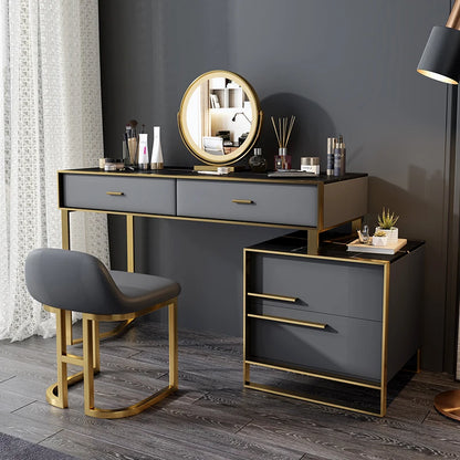 Makeup Toilets Deals Black Dresser Bedroom Chest Drawers Comfortable Bedside Table Furniture Nightstand Toilette Trucco Luxury