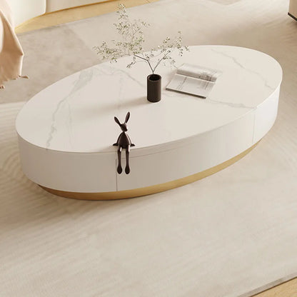 White Japanese Coffee Tables Modern Design Bedroom Oval Coffee Tables Luxury Minimalist Mesinhas De Cabeceira Home Furniture