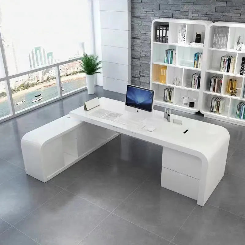 Hot selling design furniture writing executive workstation wood CEO boss computer office desk