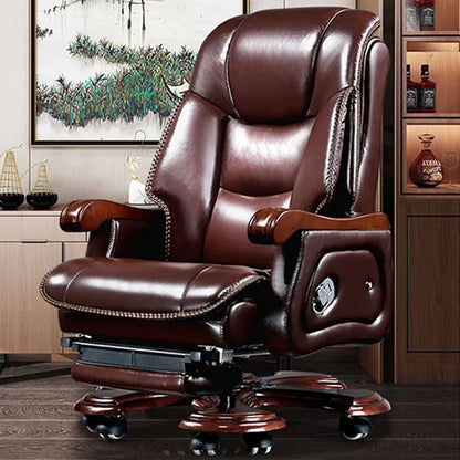 Work Lounge Office Chairs Chaise Leather Designer Rolling Comfy Executive Computer Chair Desk  Gamer Luxury Furniture