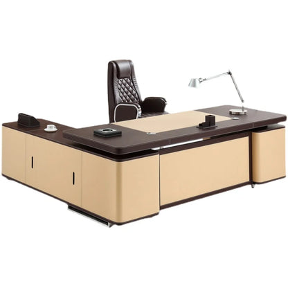 Executive Storage Workstation Desktop Meeting Reception Office Desks Corner Console Scrivanie Per Ufficio Luxury Furniture