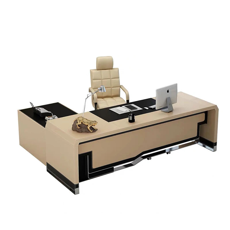 Meeting Desktop Office Desks Reception Luxury Standing Executive Workbench Writing Modern Scrivania Con Cassetti Home Furniture