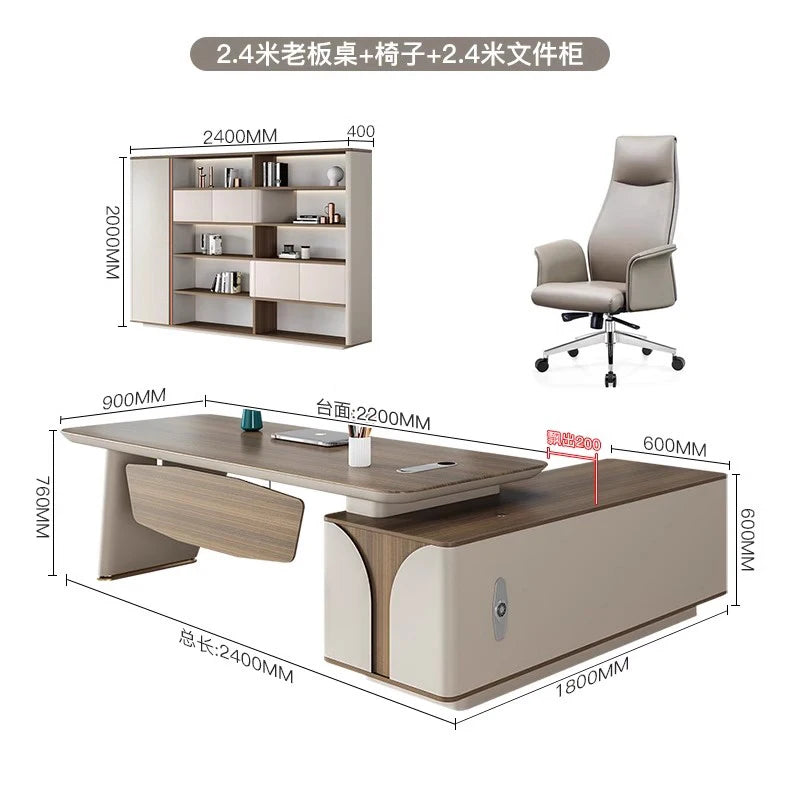 Drawers Gaming Executive L Shaped Desk Writing Table Corner Desk Standing Study Pc Escritorios De Oficina Office Furniture