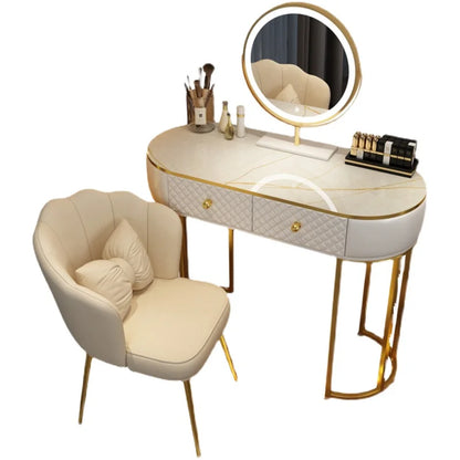 Cabinet Bedroom Dressing Table Makeup White Cosmetic Luxury Wood Vanity Table Desk Small Hotel Arredamento Hotel Furniture