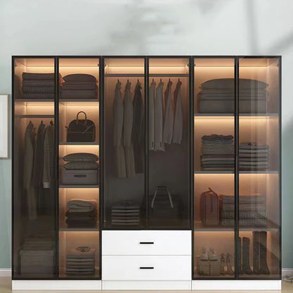 Towel Wardrobe Bookshelf Living Room Minimalist Multifunctional Space Saving Luxury Bed Heads Cabinets Armario Acrylic Furniture