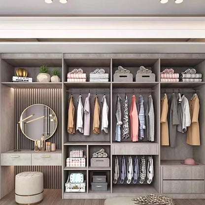 Display Apartment Wardrobes Luxury Clothes Organizer Modern Simple Nordic Closet Tall Storage Armario De Ropa Furniture Bedroom