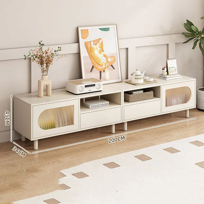 Farmhouse Tv Stand Floating Shelf Holder Movable Living Room Cabinet White Mobile Modern Dining Tv Kast Corner Unit Coffee