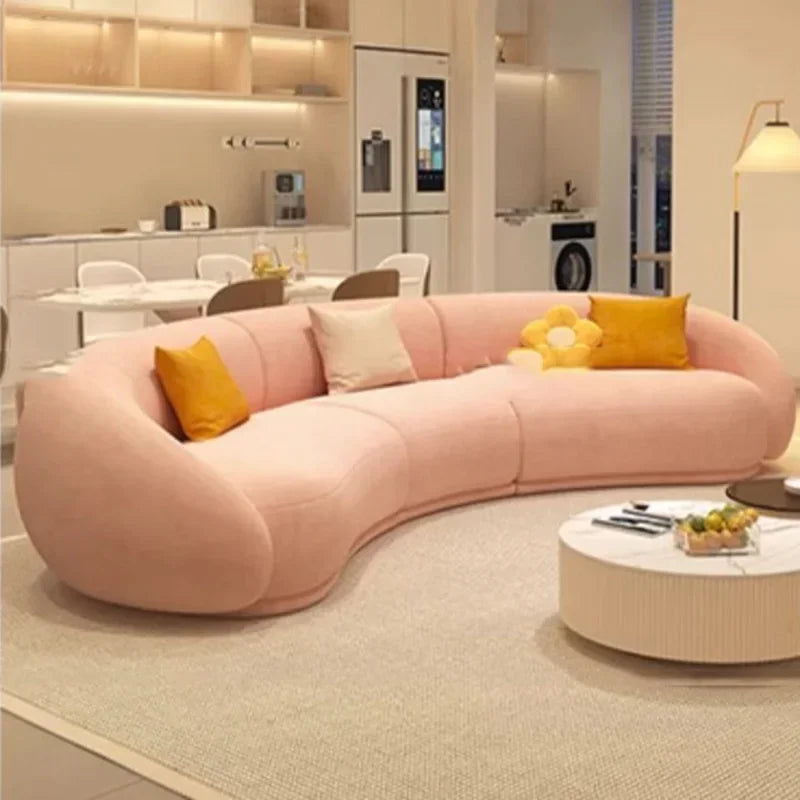 Comfortable Reclining Modern Sofa Puff Relaxing Elegant Luxury Nordic Sofa Soft Designer Meuble De Salon Living Room Furniture