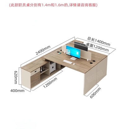 Executive Desk Office Table Sofa Side Study Seating Desktop Tables Computer Modern Furniture Corner Multifunctional Room Work