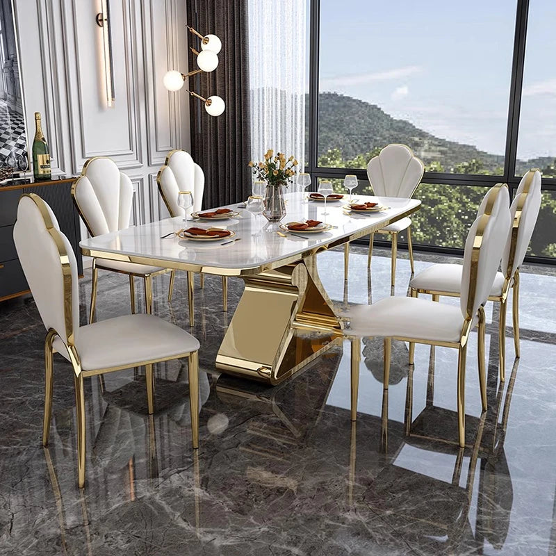 Luxury Living Room Sets Furniture Dinner Table Bar Modern Dinning Tables Sets Marble Coiffeuse De Chambre Kitchen Furniture