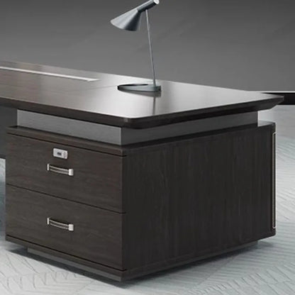 L Shaped Drawers Office Desk Executive Luxury European Reception Computer Desks Standing Organizers Mesa Escritorio Furniture