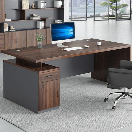 Wide Standing Computer Desk Organizer Modern Pc Gaming Office Table Study Executive Biurka Komputerowe Home Office Furniture