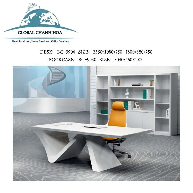 China General Manager Desk Modern Design CEO Office Desk For Commercial Wood Luxury Office Furniture Executive Desk