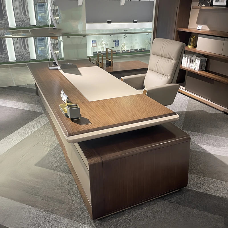 Computer Office Desk Study Reception Desktops Executive Desk Standing Modern Computer Workbench Scrivania Tavolo Furniture