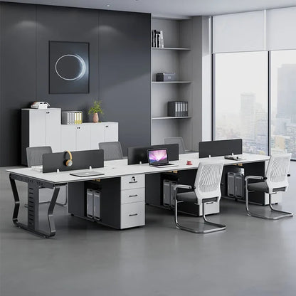 Corner Executive Office Desk Study Drawers Gaming Workbench Desktop Cheap Office Desk Modern Scrivania Angolare Furniture HDH