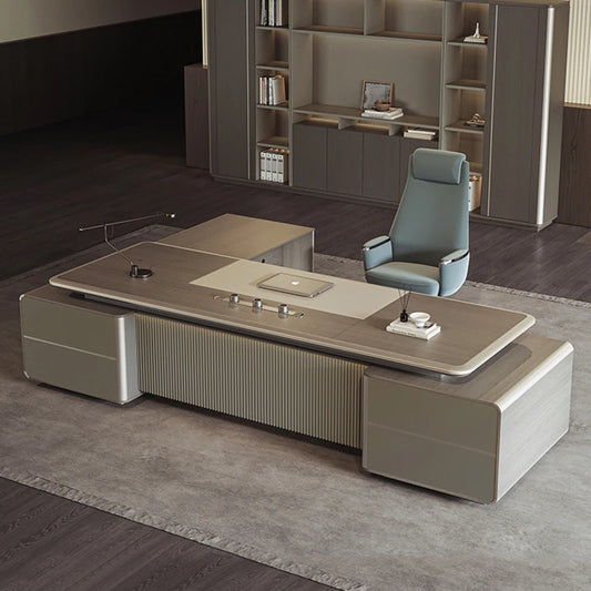 Designer European Secretary Office Desk Floor Modern Free Shipping Luxury Desk Executive Conference Escritorio Home Furniture