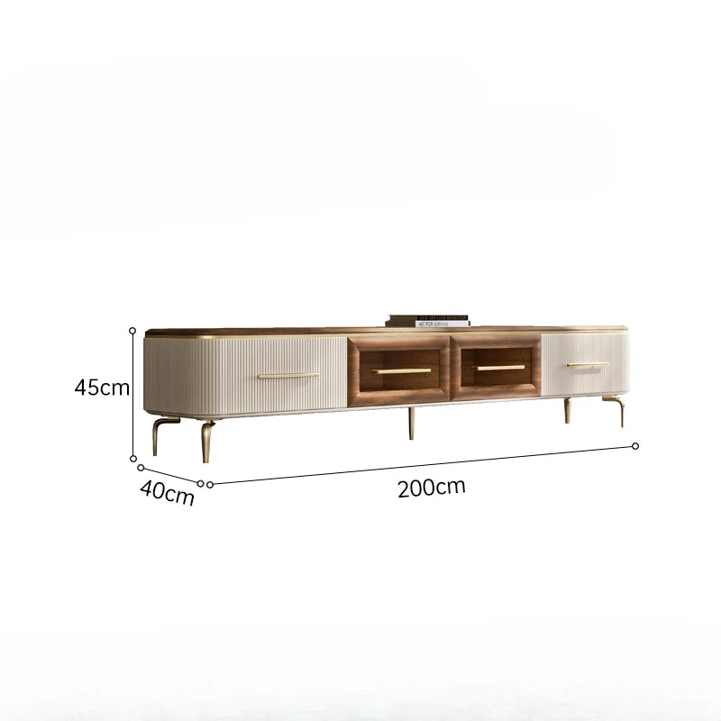 Display Salon Tv Stands Modern Mobile Designer Shelf Wall Simple Mirror Tv Cabinet Monitor Archivadores Italian Furniture