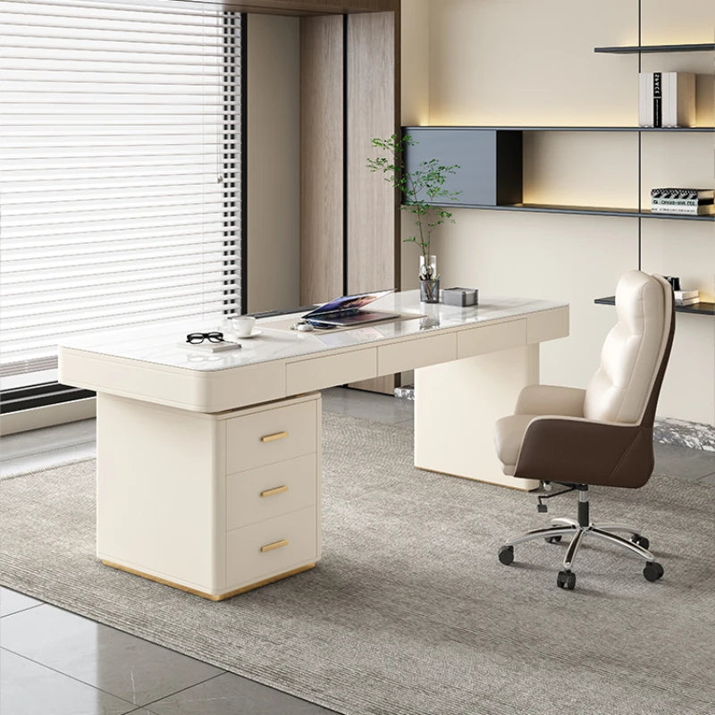 Luxury Computer Office Desks Executive Desktop Modern Meeting Office Desks Conference Wood Masa Tafel Office Furniture WN50OD