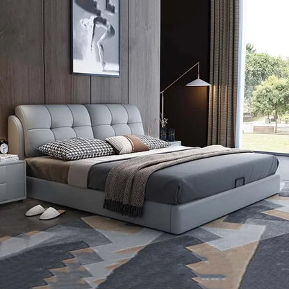 Queen Size Marriage Bed Modern Minimalist Bedroom Lounge Bed Storage Space Camas De Matrimonio Dormitorio Luxury Furniture