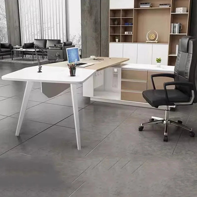 Minimalist Home Office Desks Conference Designer Storage Luxury Modern Work Desk Executive Mesa Escritorio Office Furniture