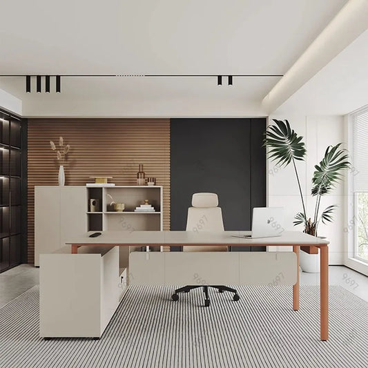 Sit Stand Office Desks Laptop Keyboard Luxury Rising Executive Workstation Modern Office Desks Wood Escritorios Home Furniture