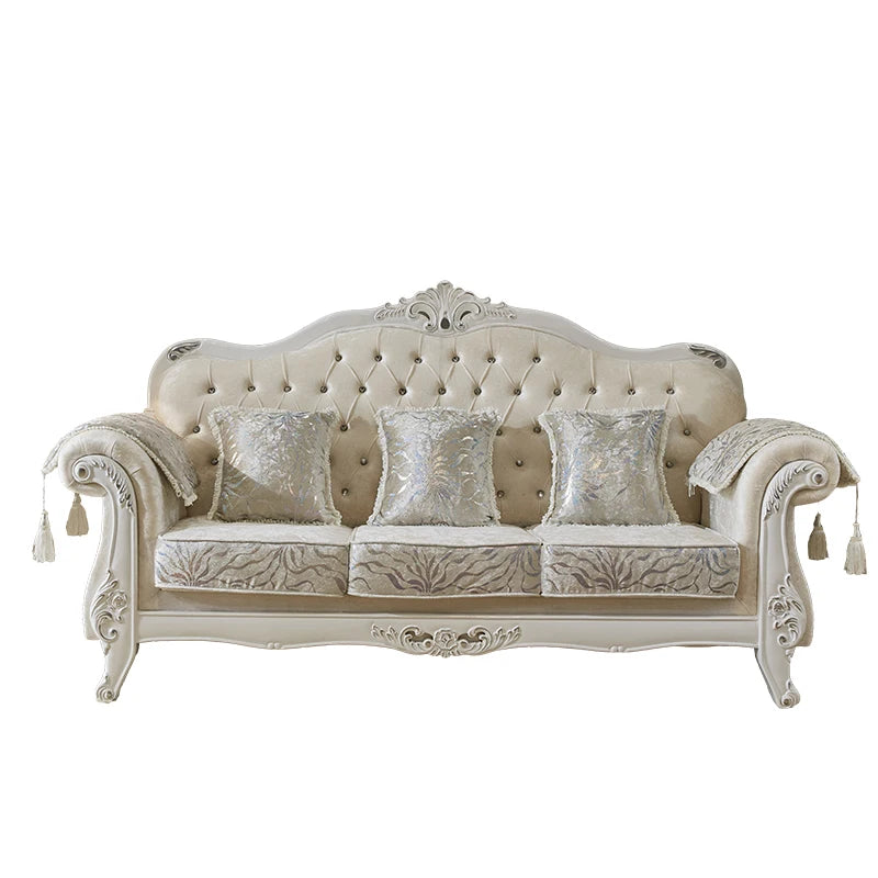 Europe White Luxury Sofa Chair Fancy Relax Girl Floor Lounge Sofa Chair House Individual Divano Soggiorno Living Room Furniture