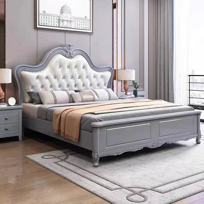 Space Saving Bed Frames Queen King Size Bed Headboard Room Lit Intelligent Multifonctions Bedroom Set Furniture Full Luxury